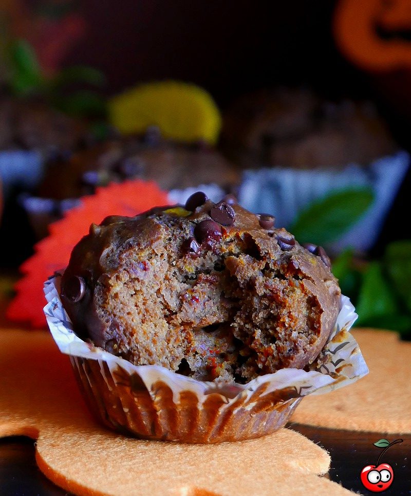 Recettes des muffins d'halloween au chocolat par caporal cerise (caporalcerise.fr)