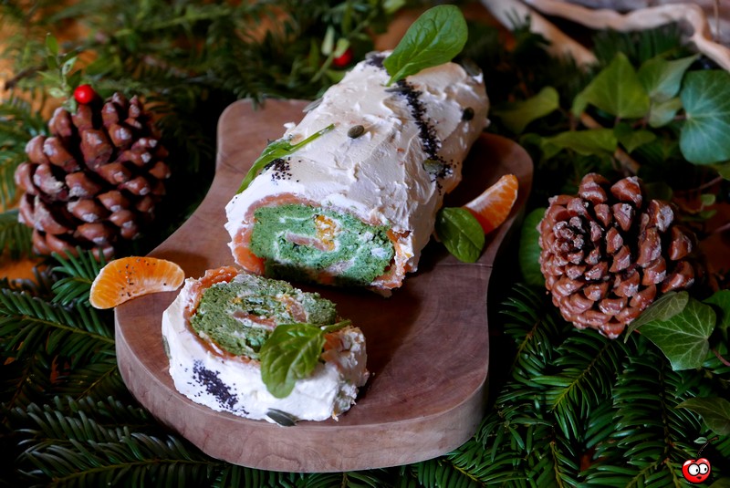 Ma bûche de Noël 2012 : « Tout feu, tout flamme » - Pagaïe, sors de la  cuisine!