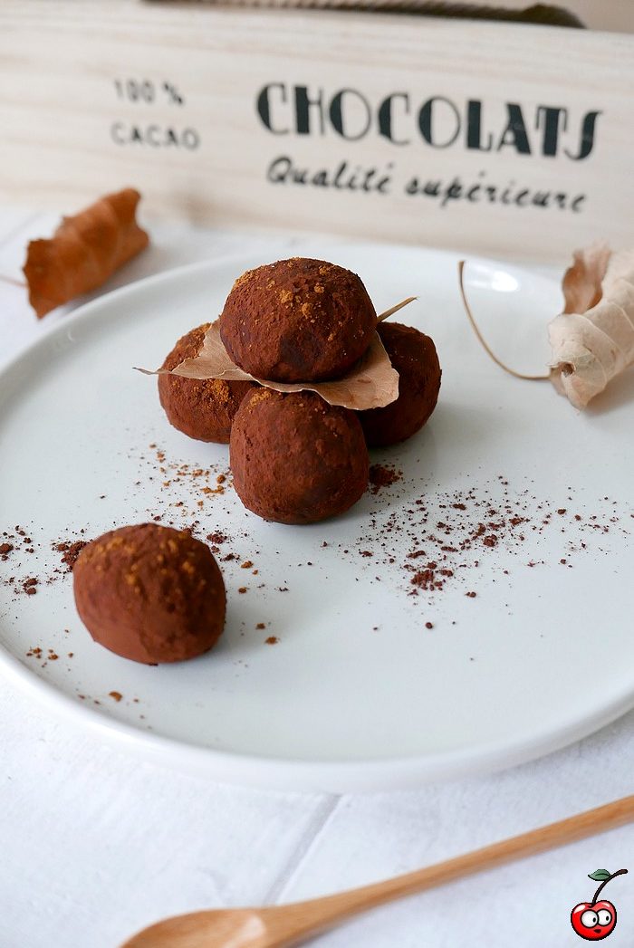 Recette des truffes au chocolat et au potimarron par caporal cerise (caporalcerise.fr)