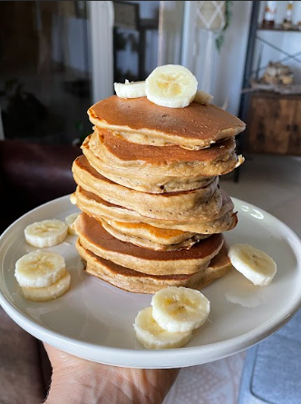 Pancakes à la banane par caporal cerise, caporalcerise.Fr