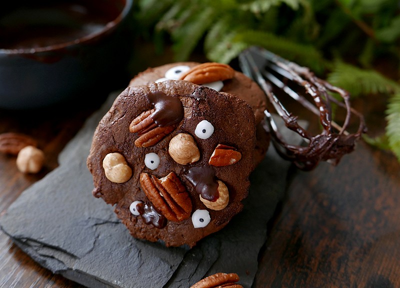 Recette des cookies brownie d'Halloween par caporal cerise (caporalcerise.Fr)
