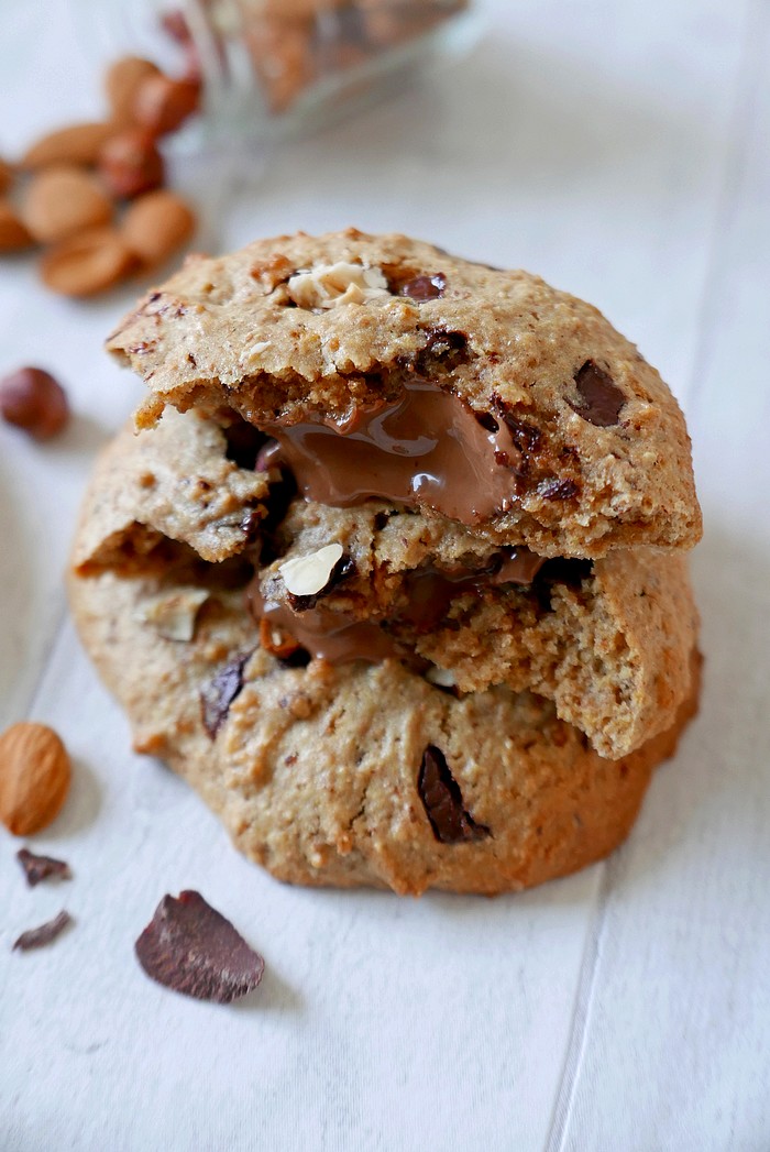 Cookies noisette et double chocolat par caporalcerise (caporalcerise.fr)