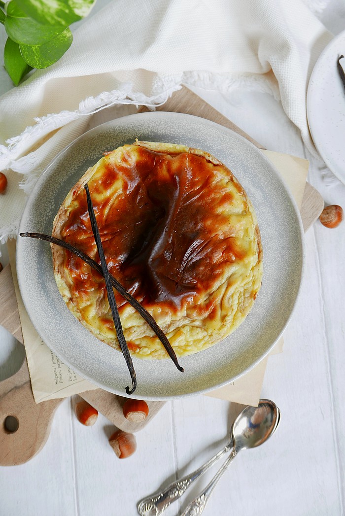 Recette du flan vanille noisette par caporalcerise.Fr
