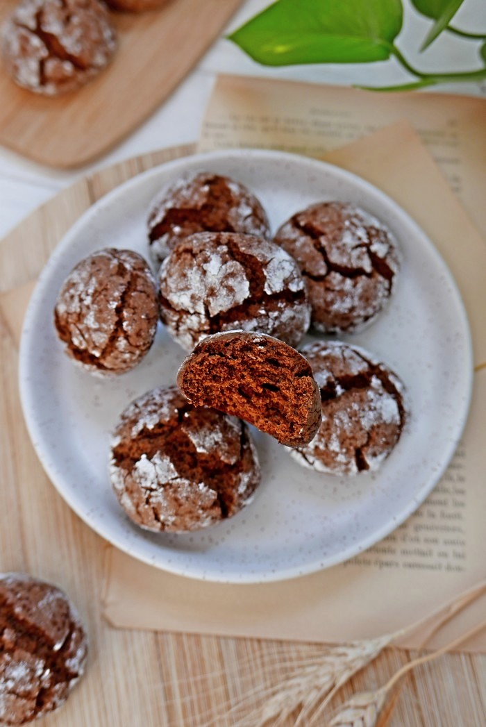 Crinkles au chocolat par caporalcerise (caporalcerise.fr)